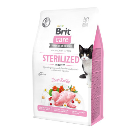 Brit Care Cat Grain Free Sterilized Sensitive 400 г